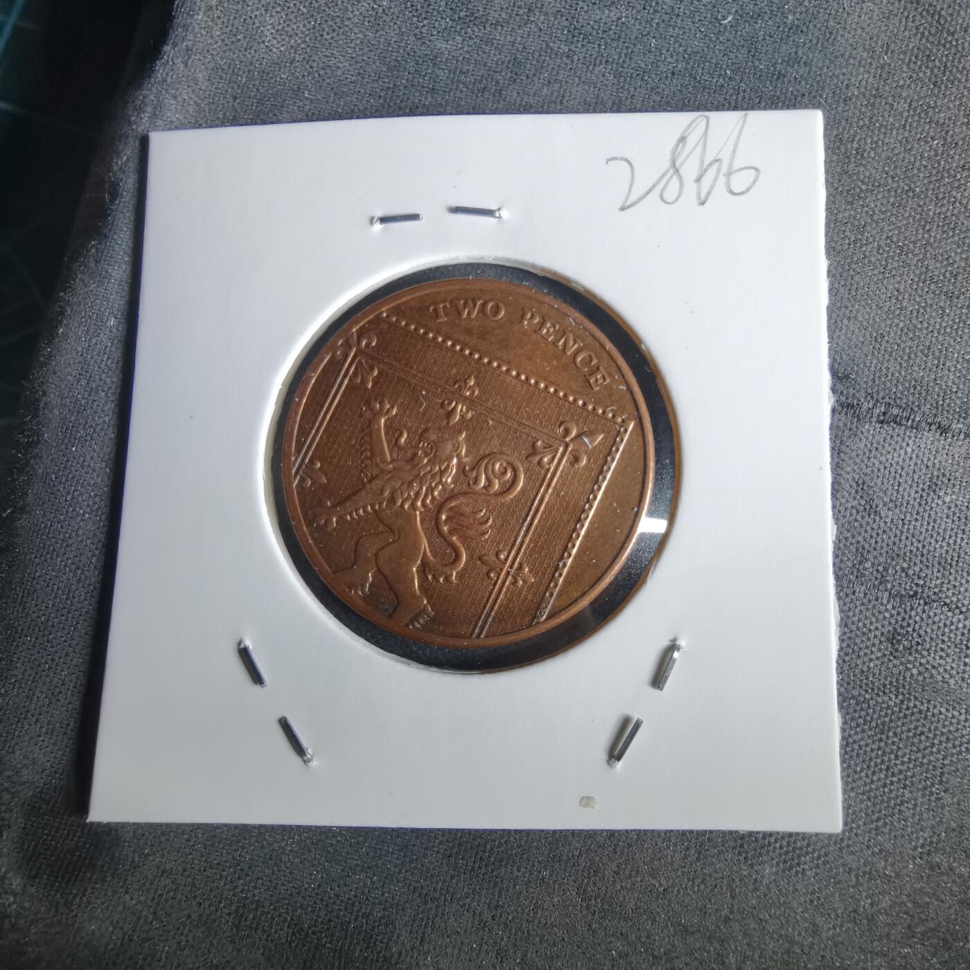 沼泽如烟--第1028场 英国2014年2便士