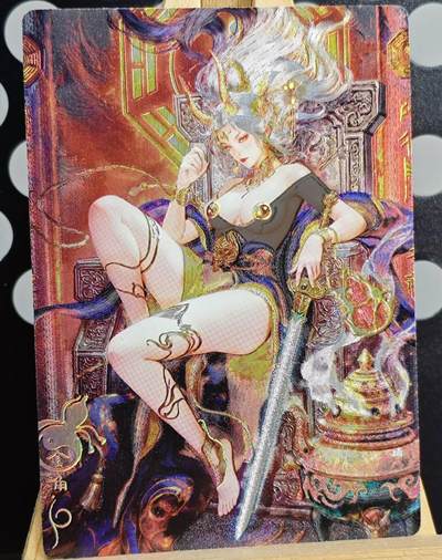 龙虎卡牌-七九场（满200元包邮，无佣金，每周六结拍，欢迎送拍） - 粗闪卡 奇点 金角大王胸贴版* (兑换卡)