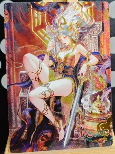 龙虎卡牌-七九场（满200元包邮，无佣金，每周六结拍，欢迎送拍） - 粗闪卡 奇点 金角大王 (兑换卡)