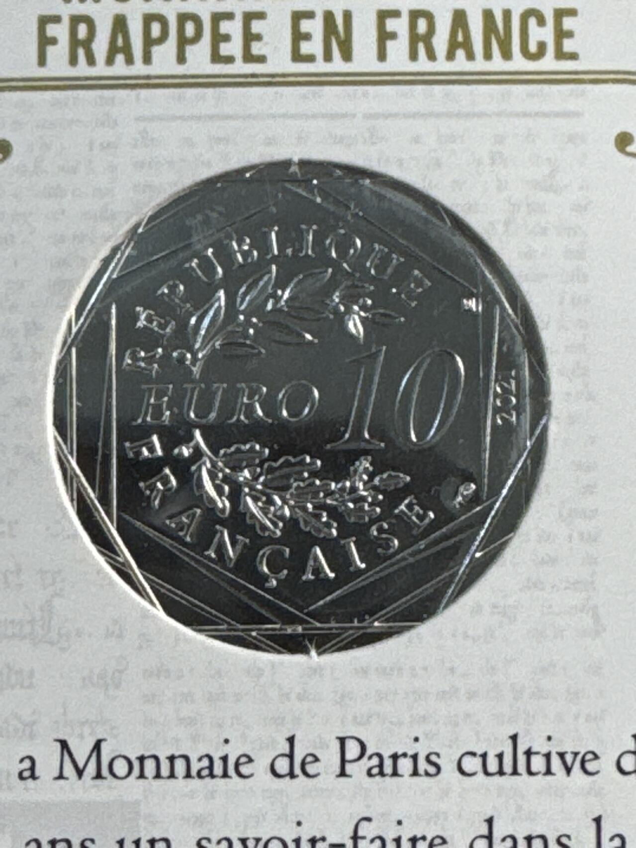 ❤️【币观天下】❤️ 第345期钱币拍卖场- 2026.3.20周五晚上6点半场 长期征集拍品  法国2021年哈利波特系列第17枚死亡圣器彩色银币卡册