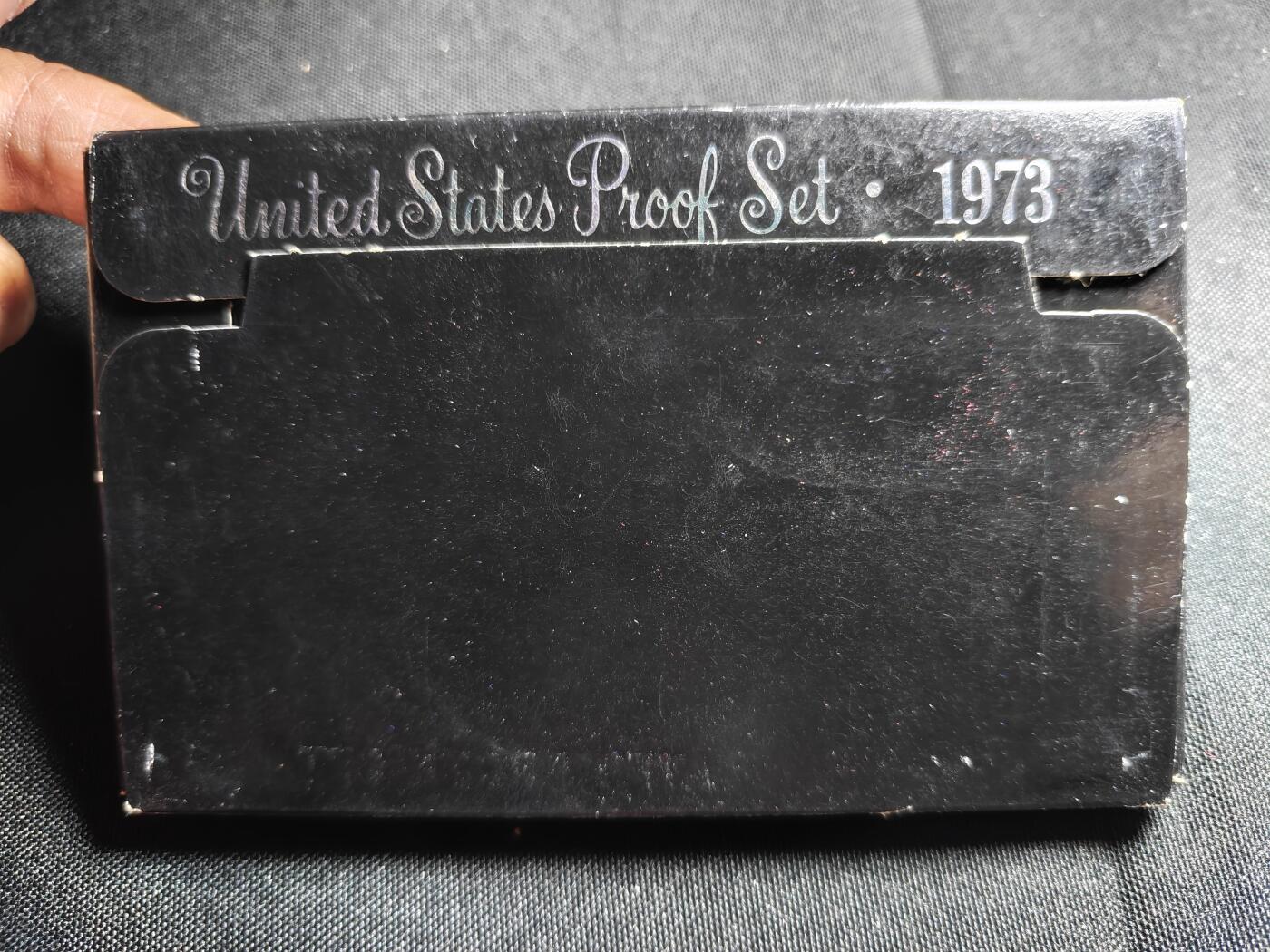 KK钱币收藏小铺   套币专场 2月预留时间 周末发货  1973美国大小面值清年一套 含艾克大一元精制