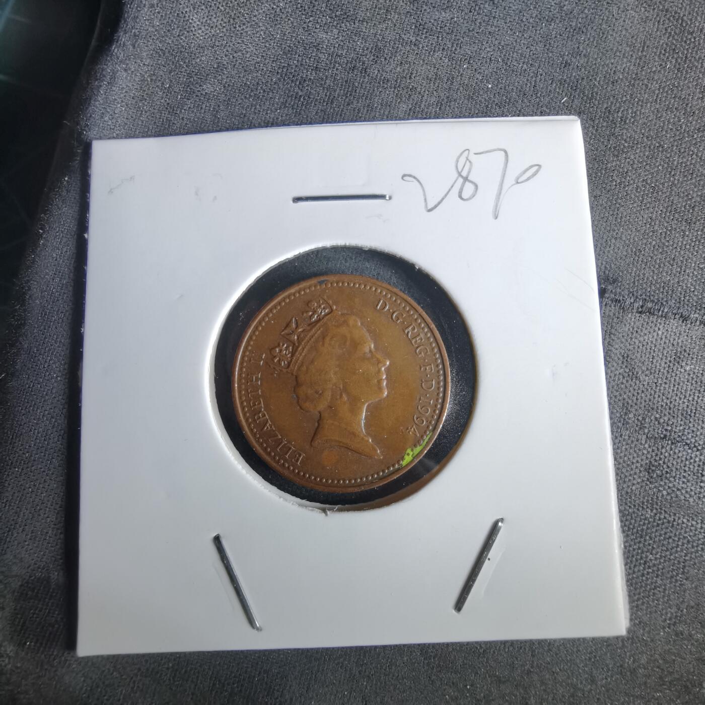 沼泽如烟--第1028场 英国1994年1便士