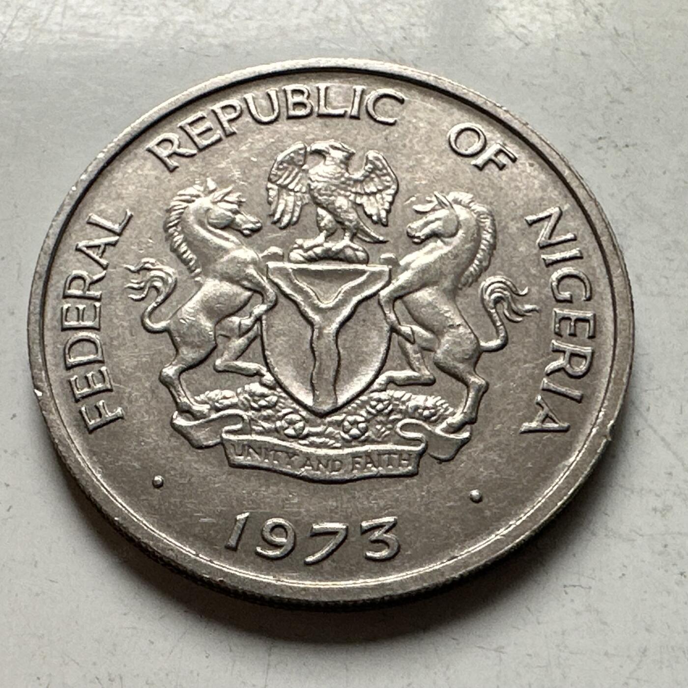 🌹外币初藏🌹🐯2026年第30场   每周二四六晚8️⃣点 接代拍 尼日利亚1973年10考包