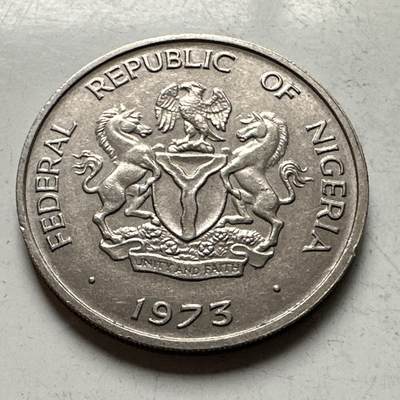 🌹外币初藏🌹🐯2026年第30场   每周二四六晚8️⃣点 接代拍 - 尼日利亚1973年10考包