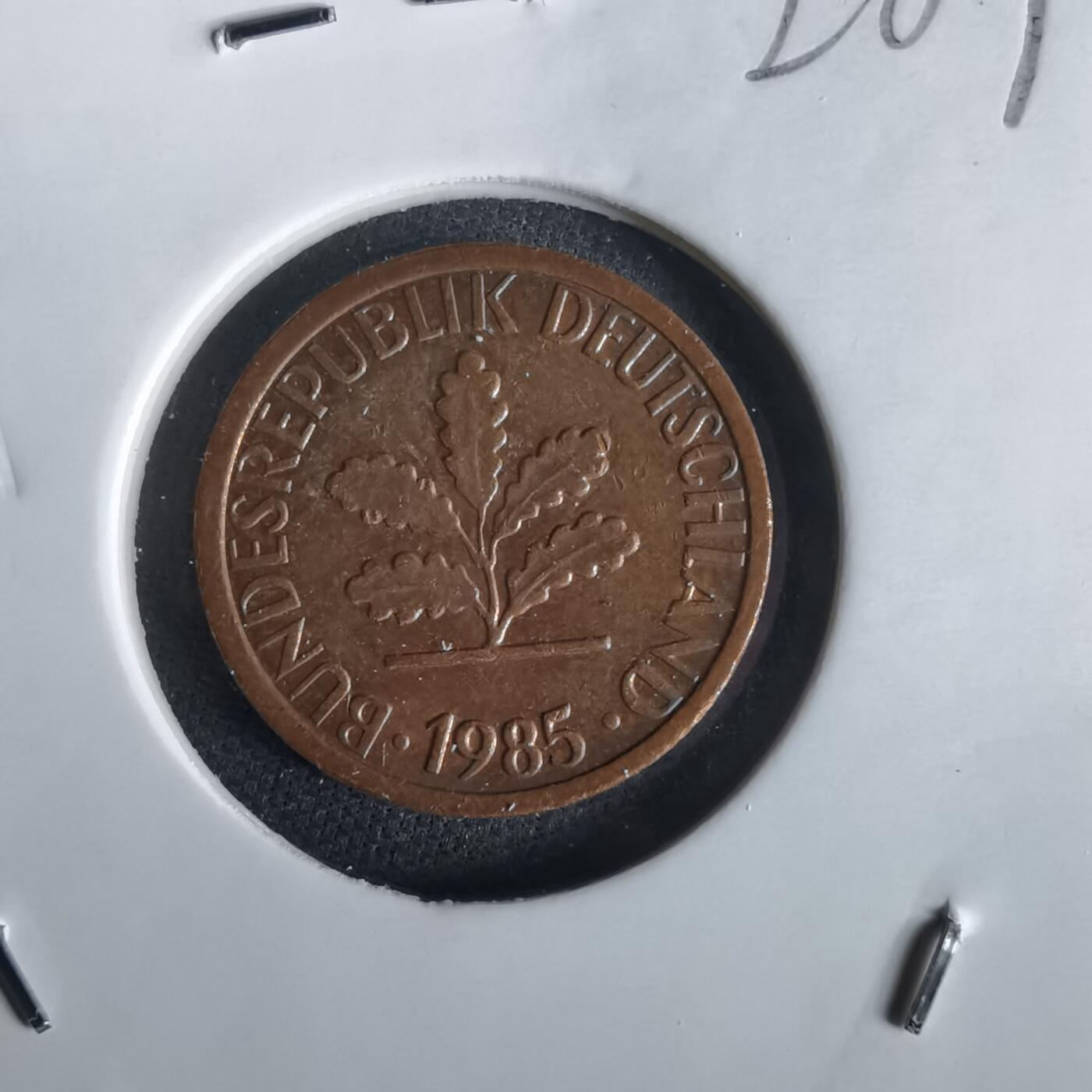 沼泽如烟--第1028场 德国1985年1芬尼