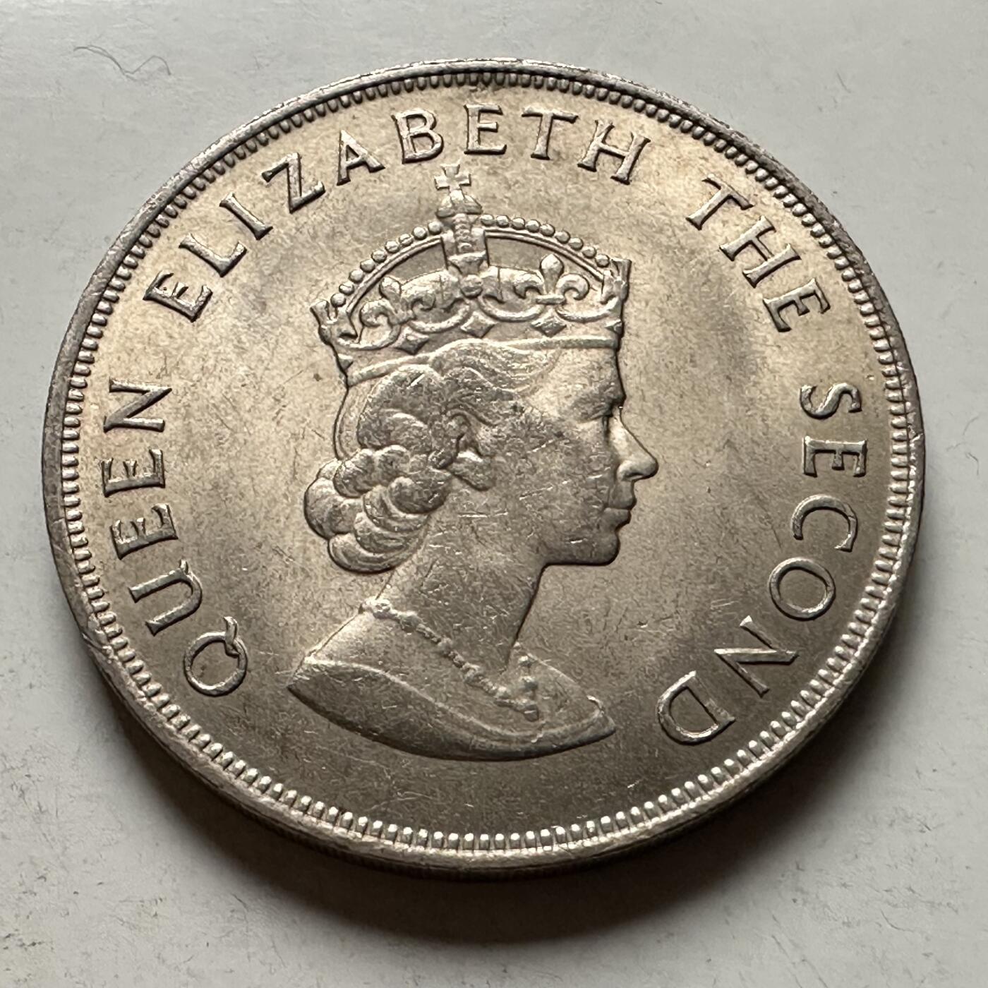 🌹外币初藏🌹🐯2026年第30场   每周二四六晚8️⃣点 接代拍 泽西岛1966年五先令克朗型纪念币