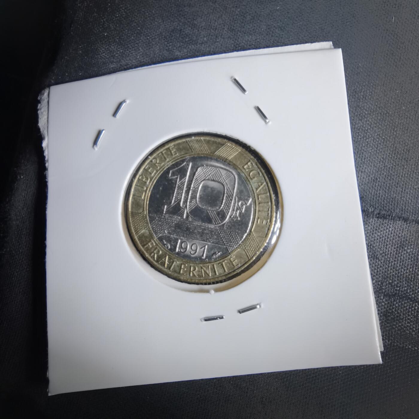 沼泽如烟--第1028场 法国1991年10法郎