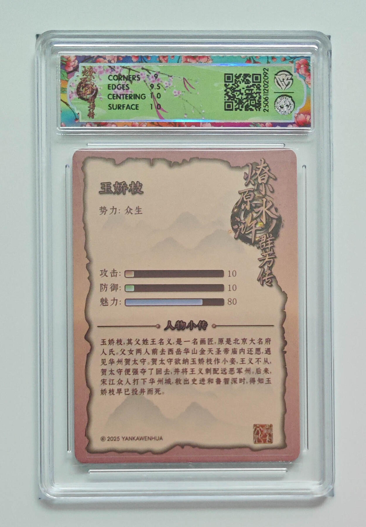 喜灰玩卡拍卖第五期，接拍品0佣金，欢迎送拍，释放现金流，让自己有资金可以购买更多喜欢的卡牌，让别的卡友能淘到更多心仪的卡牌 炎卡 水浒群芳传 玲姐绘玉娇枝 折光