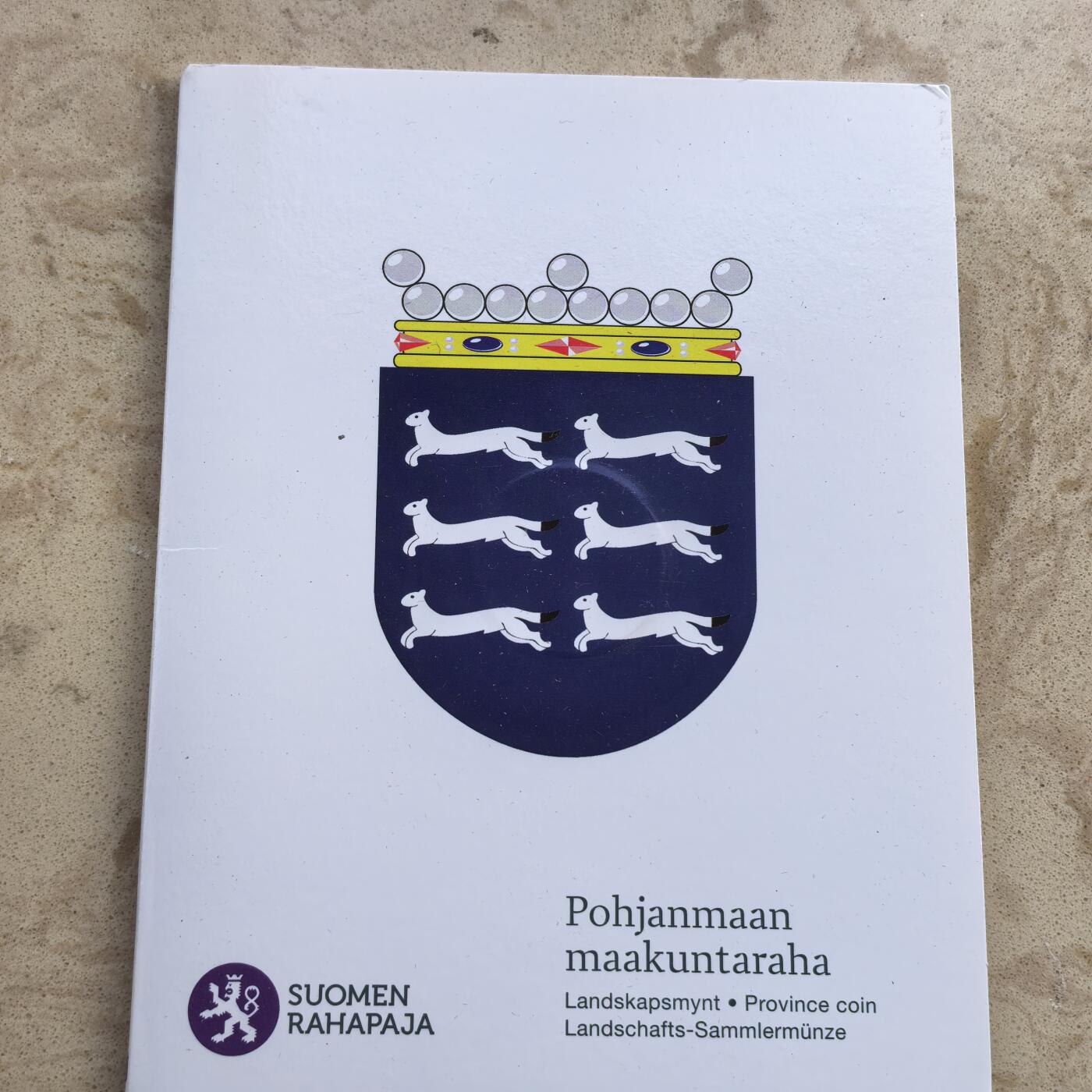 道一币馆币章第一百七十场 原包装 芬兰2011年波赫扬马区5欧元精制纪念币