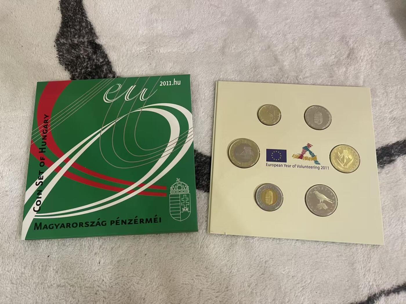 ❤️【币观天下】❤️ 第345期钱币拍卖场- 2026.3.20周五晚上6点半场 长期征集拍品  匈牙利2011年官方精制套币 发行量4000套 品相如图