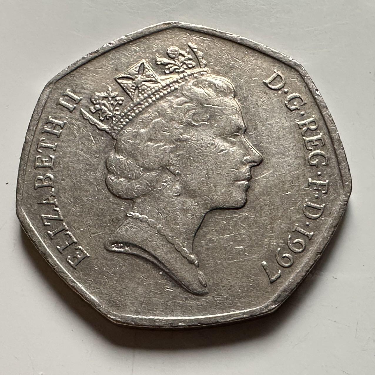 🌹外币初藏🌹🐯2026年第31场   每周二四六晚8️⃣点 接代拍 英国1997年50便士