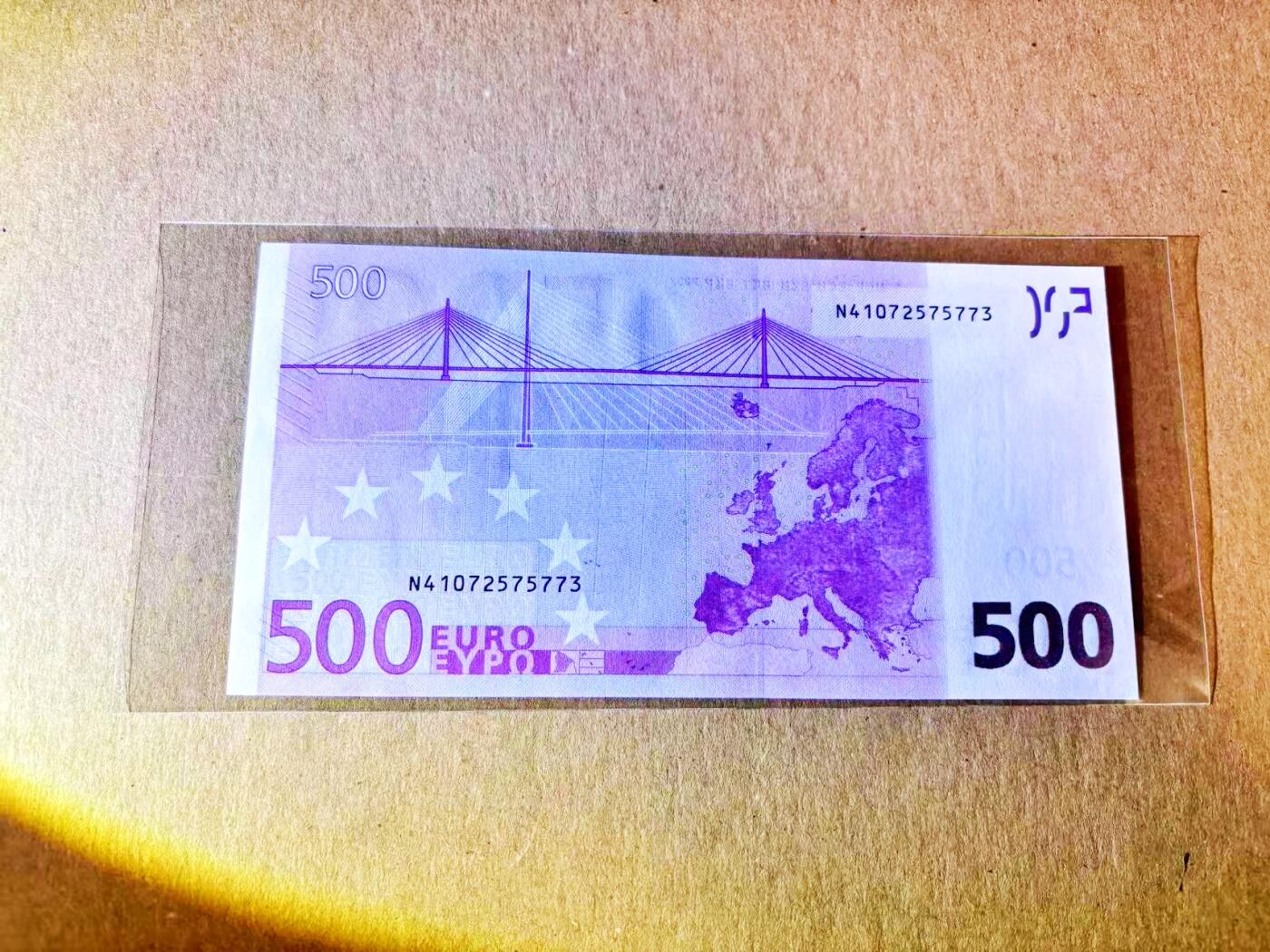 【Blue Auction】世界纸币精拍第796期——18级TOP拍卖/信誉/品质/专业/高效💫  欧盟 2002年500欧元 全新UNC