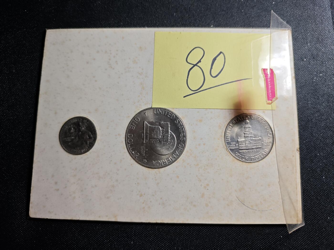 KK钱币收藏小铺   套币专场 2月预留时间 周末发货  1976美国建国200周年纪念套币