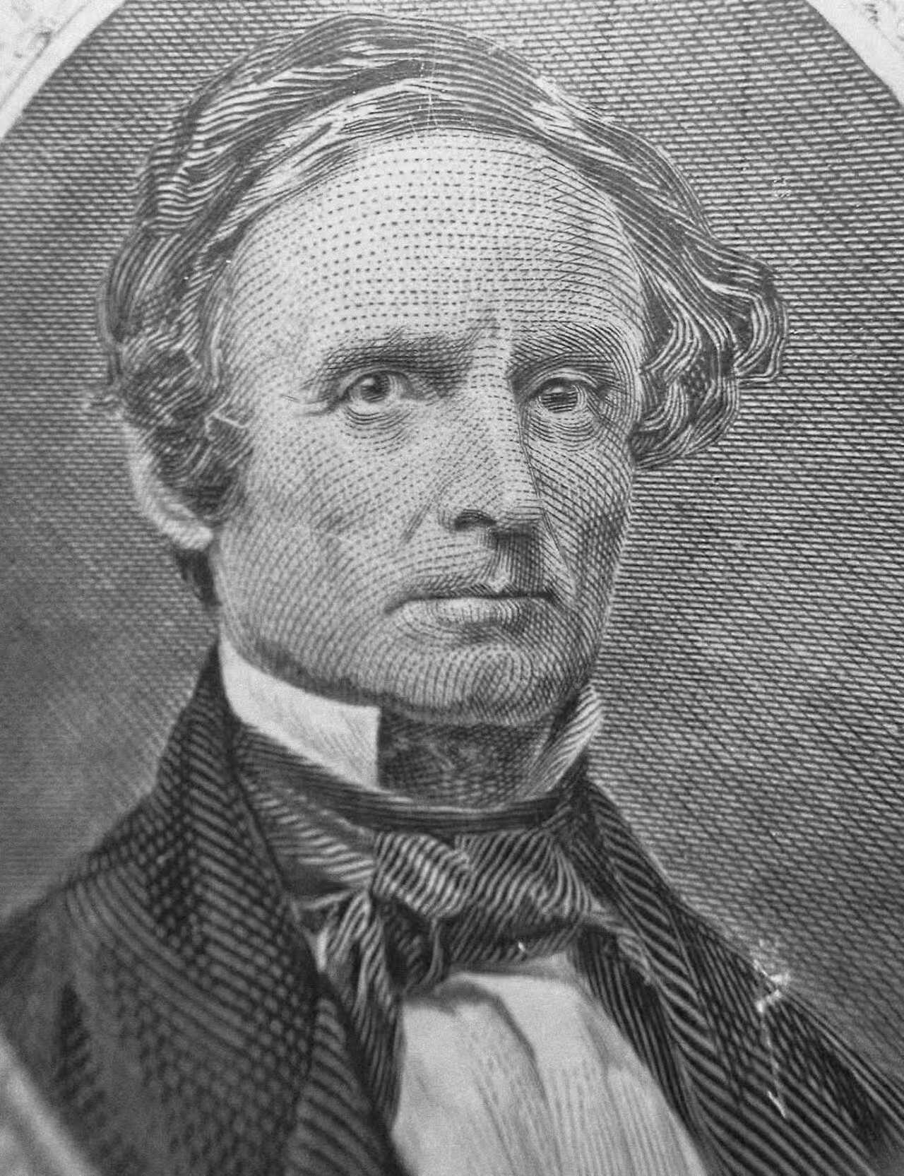 《外钞收藏家》第六百一十九期（精品场）（长期征集拍品、欢迎藏友们联系合作） 1981年 美国钞票公司(ABNC)印制 50美元雕刻版票样纪念卡 原版纸币1859年间由美国亚拉巴马州塞尔玛银行(Bank of Selma)发行流通 该雕刻版票样纪念卡为百年原钞凹版母版印制并以极小规模限量发行 票面肖像为美利坚联盟国(CSA)唯一总统杰斐逊·戴维斯 美钞公司唯一采用该肖像的官方纸币 背面为美钞公司总裁认证签名 乃高价原版老纸币收藏欣赏之平替