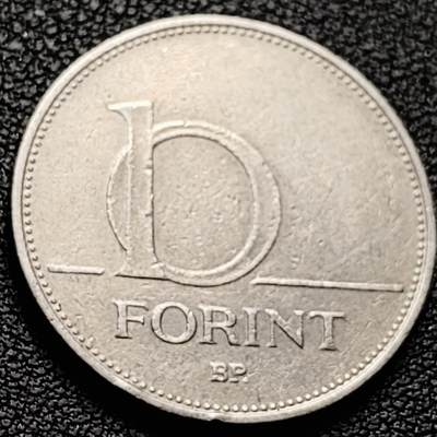 泉币菌-第213场-拍品多 请提前出价（工作最近较忙 发货不及时，望理解） - 匈牙利10福林 25mm 欧洲币