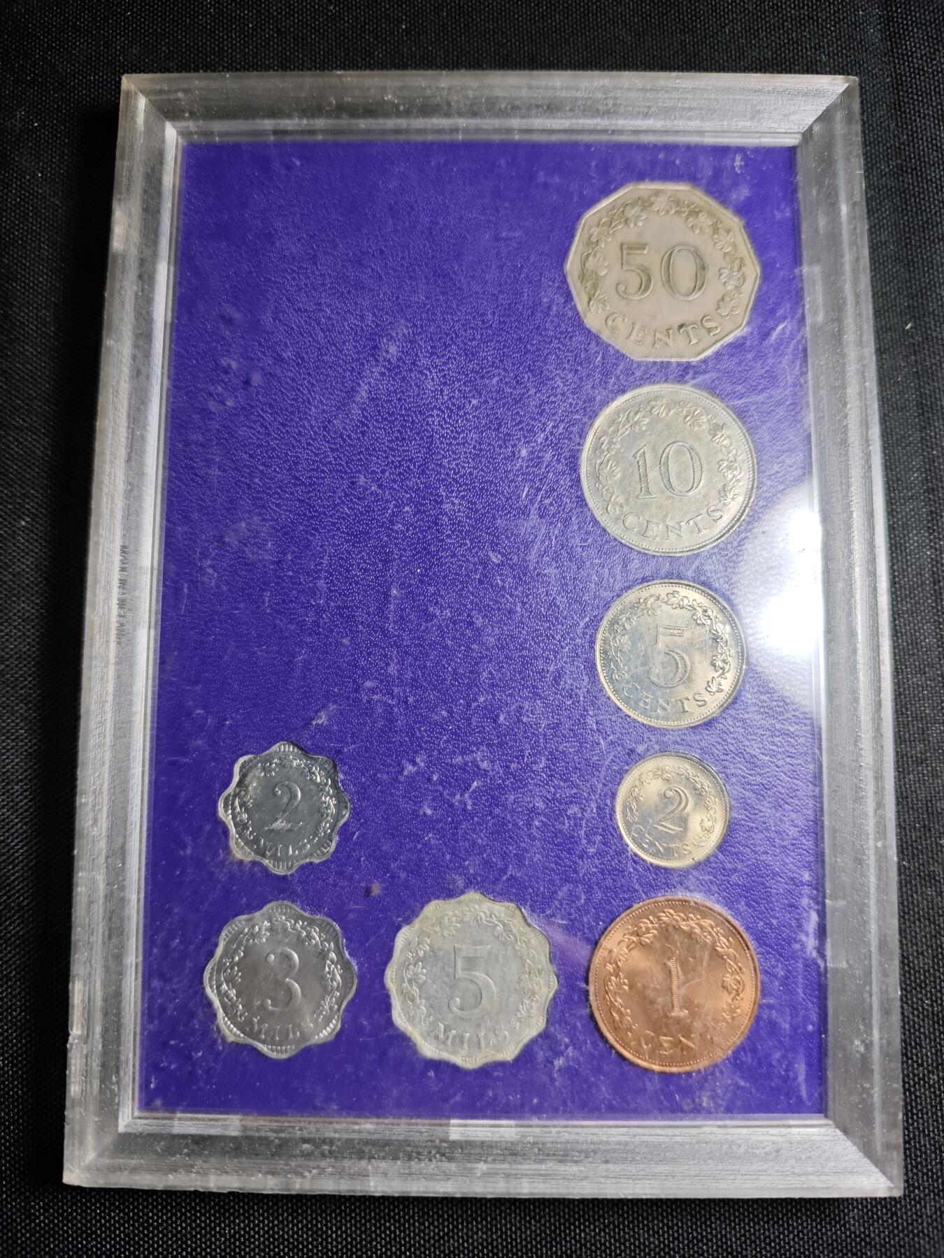 KK钱币收藏小铺   套币专场 2月预留时间 周末发货  1972马耳他清年套币