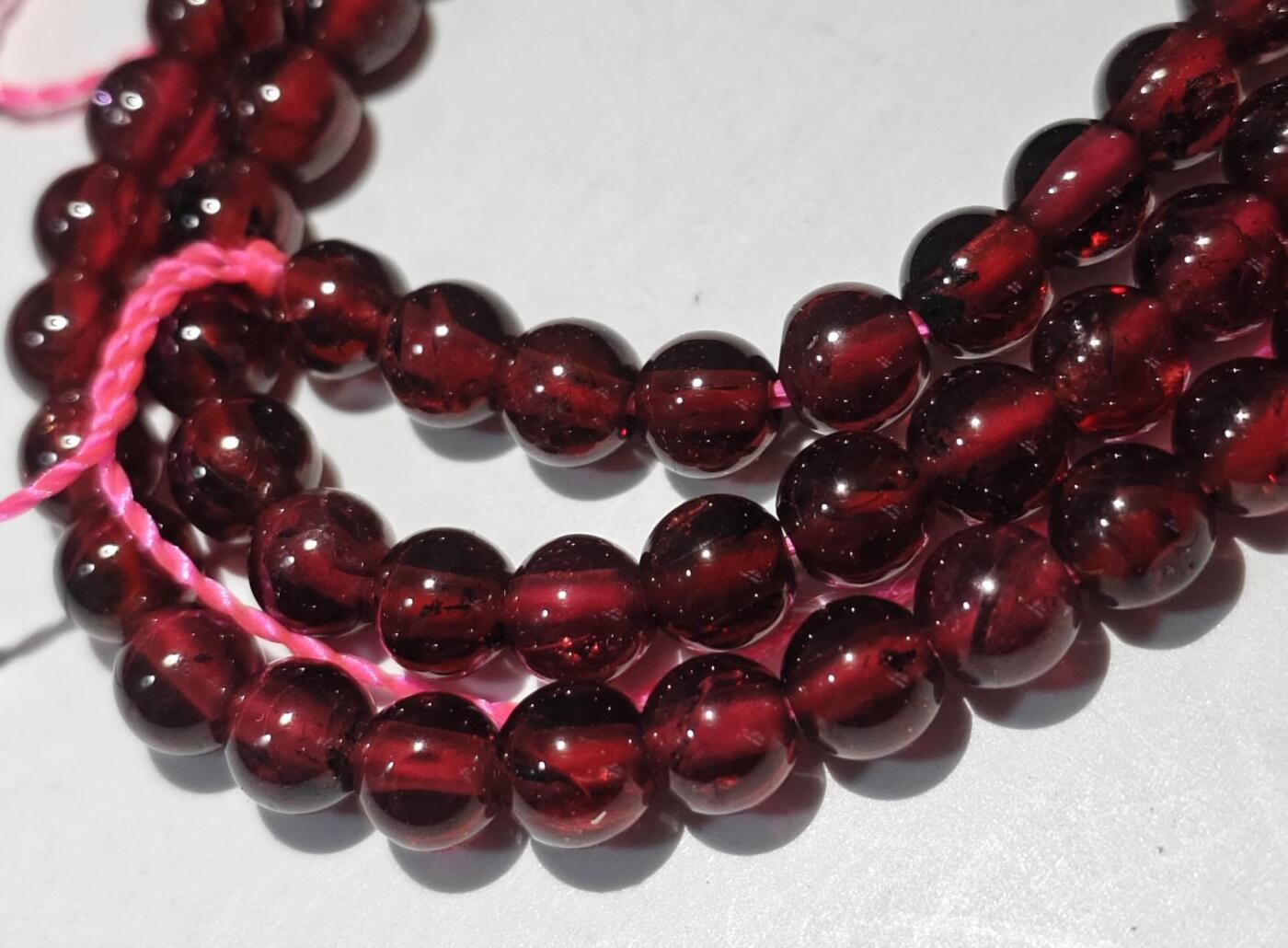 原矿石榴石手链