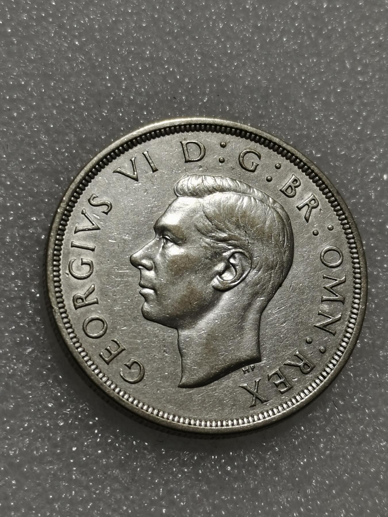 天下钱庄专场欢迎参拍 英国乔治六世登基克朗银币