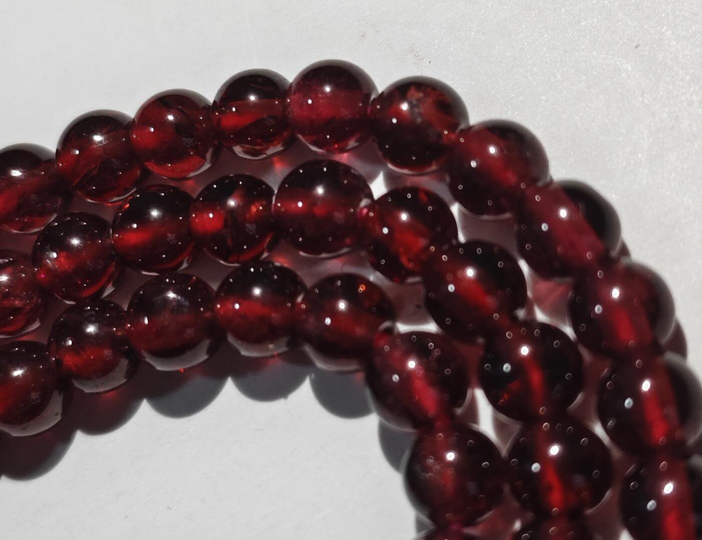 原矿石榴石手链