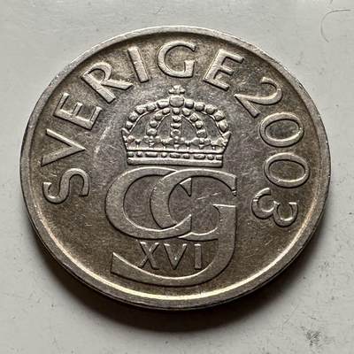 🌹外币初藏🌹🐯2026年第31场   每周二四六晚8️⃣点 接代拍 - 瑞典2003年五克朗