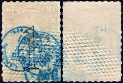 洪涛臻品批发群 精选邮票限时拍卖第1289期  - 美国1899 灰色 国际税票高值1美元【图2残票售45元】