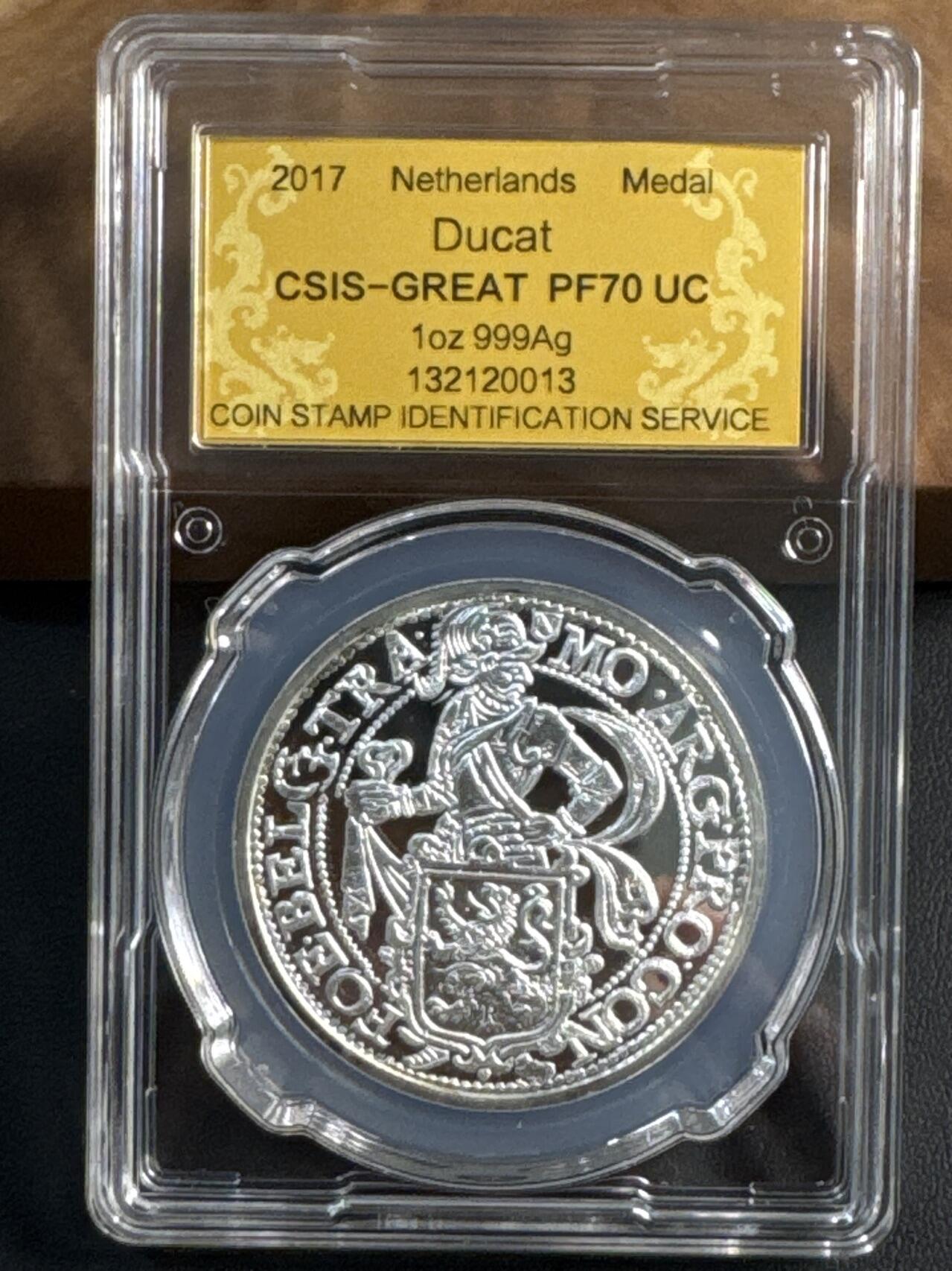 ❤️【币观天下】❤️ 第345期钱币拍卖场- 2026.3.20周五晚上6点半场 长期征集拍品  荷兰2017年皇家造币厂狮元贸易元复刻银币1盎司999银币