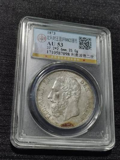 天下钱庄专场欢迎参拍 - 比利时利奥波德二世银币