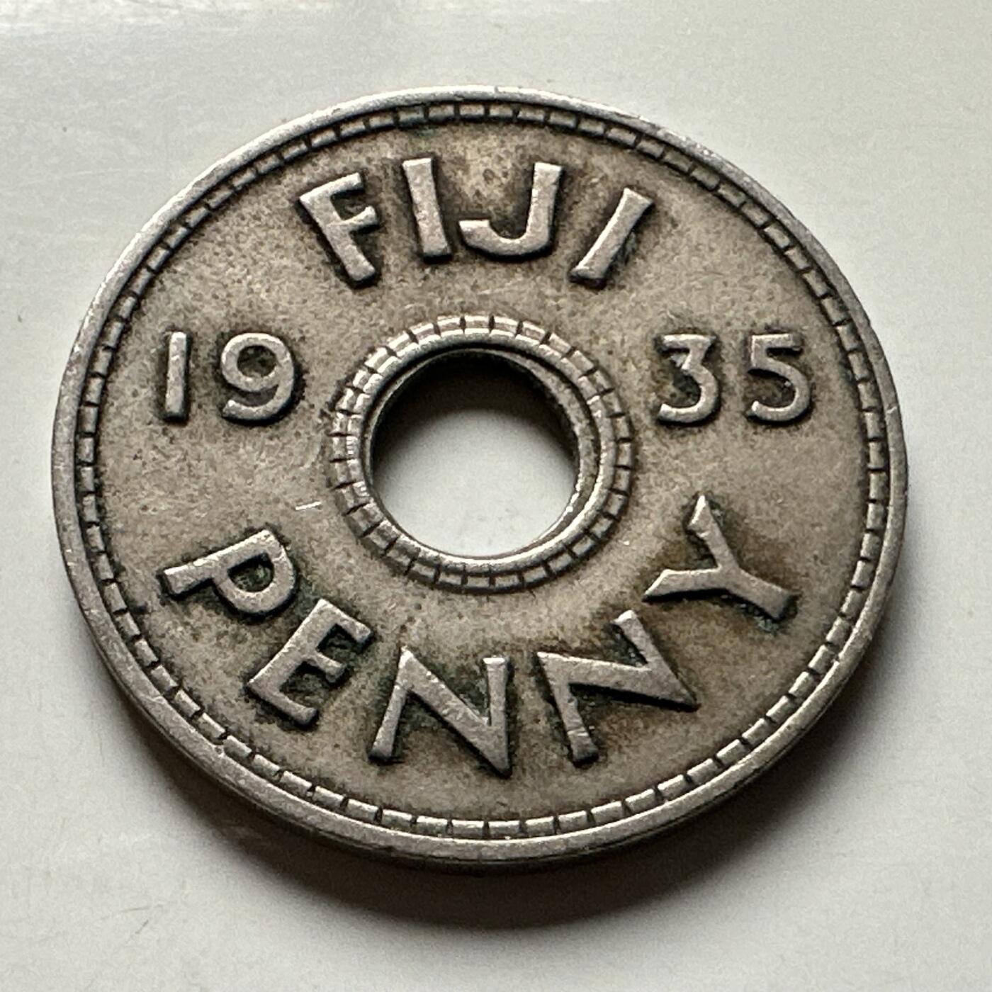 🌹外币初藏🌹🐯2026年第30场   每周二四六晚8️⃣点 接代拍 斐济1935年一便士