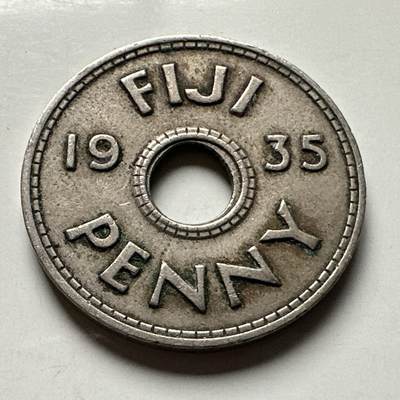 🌹外币初藏🌹🐯2026年第30场   每周二四六晚8️⃣点 接代拍 - 斐济1935年一便士