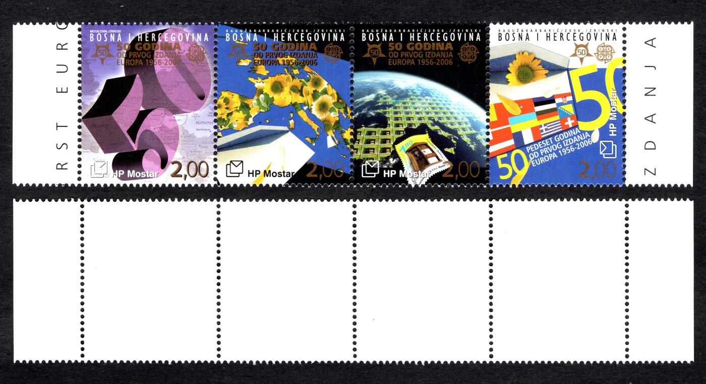 洪涛臻品批发群 精选邮票限时拍卖第1289期  黑山 欧罗巴邮票50周年 全品【2017标价$15美元】