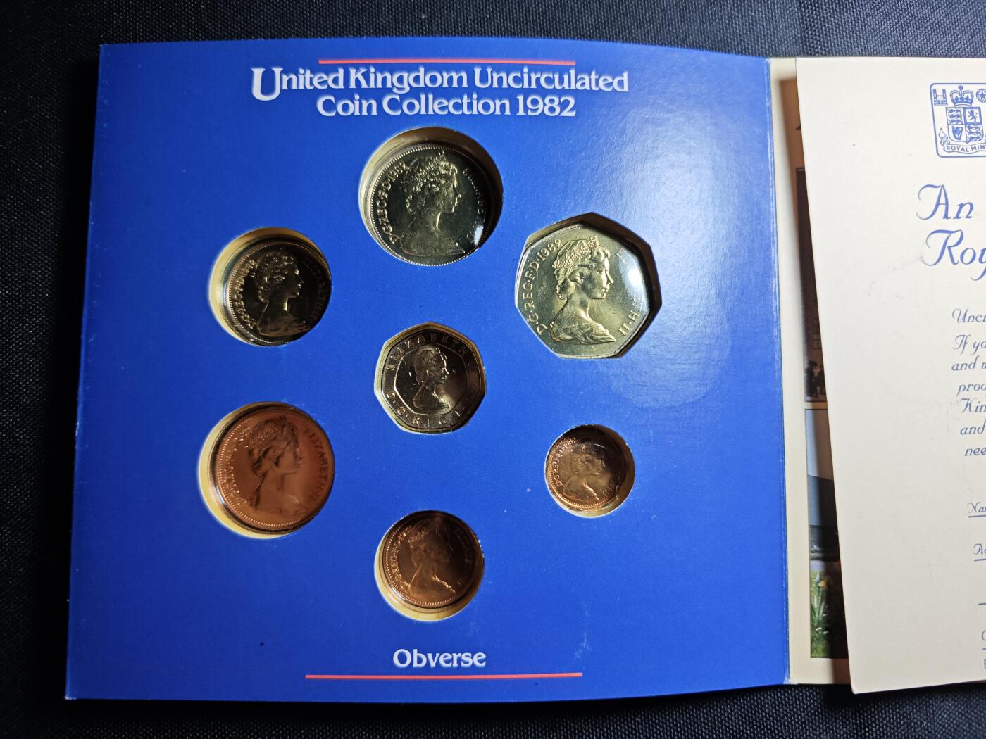 KK钱币收藏小铺   套币专场 2月预留时间 周末发货  1982英国大小面值一套