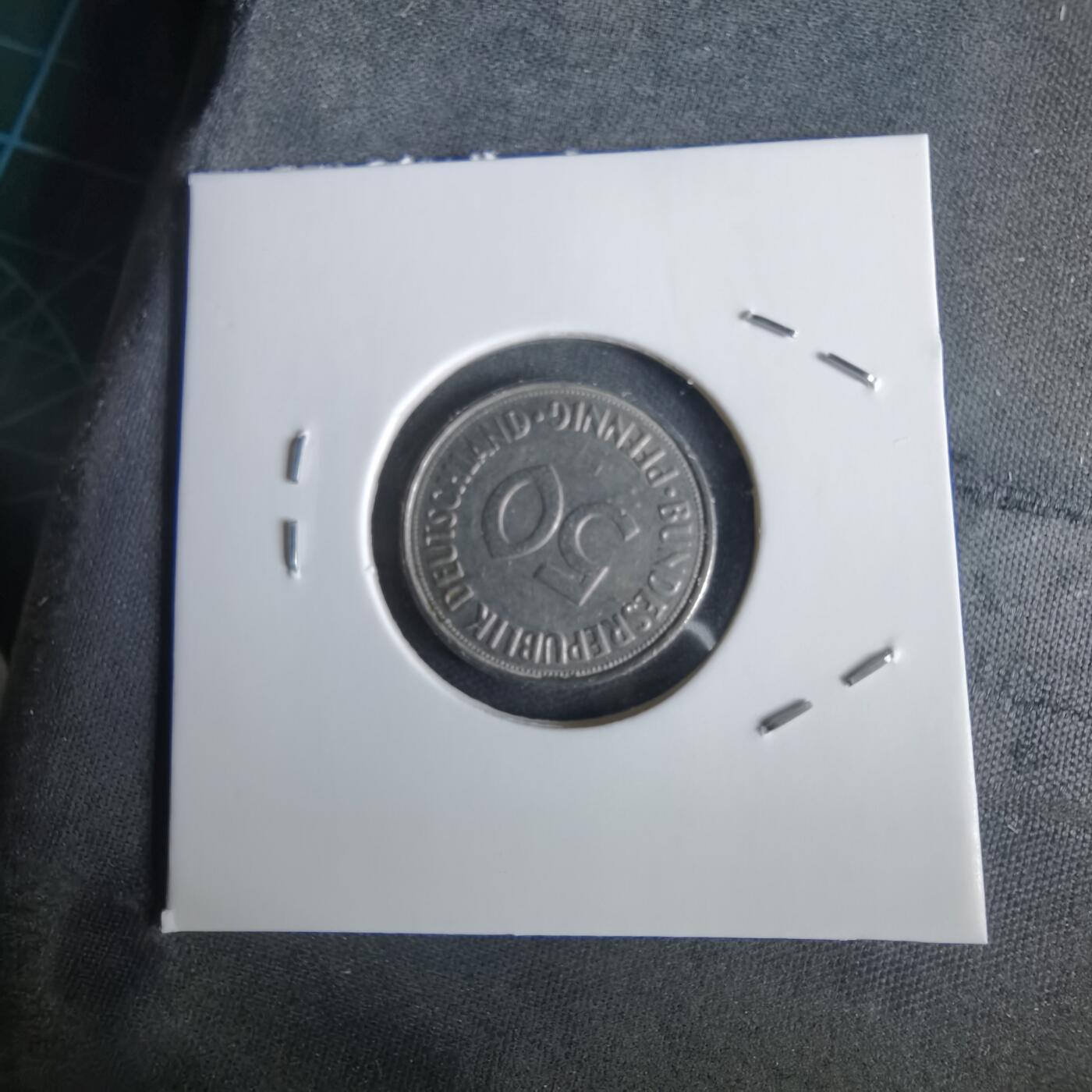 沼泽如烟--第1028场 德国1972年50芬尼