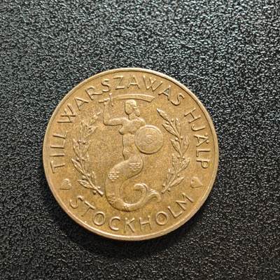 【德藏】世界币章拍卖第168期（拍品征集中~欢迎藏友联系） - 1946年瑞典“华沙周”援助华沙重建纪念铜章 直径约：25.7mm；重约：10g