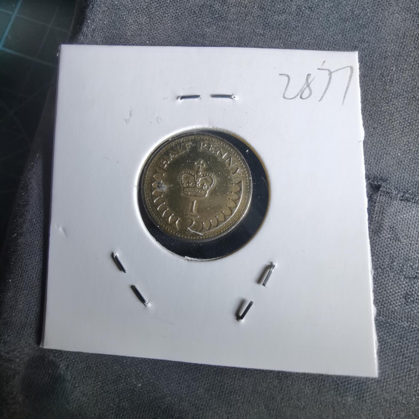 沼泽如烟--第1028场 英国1982年半便士镀金