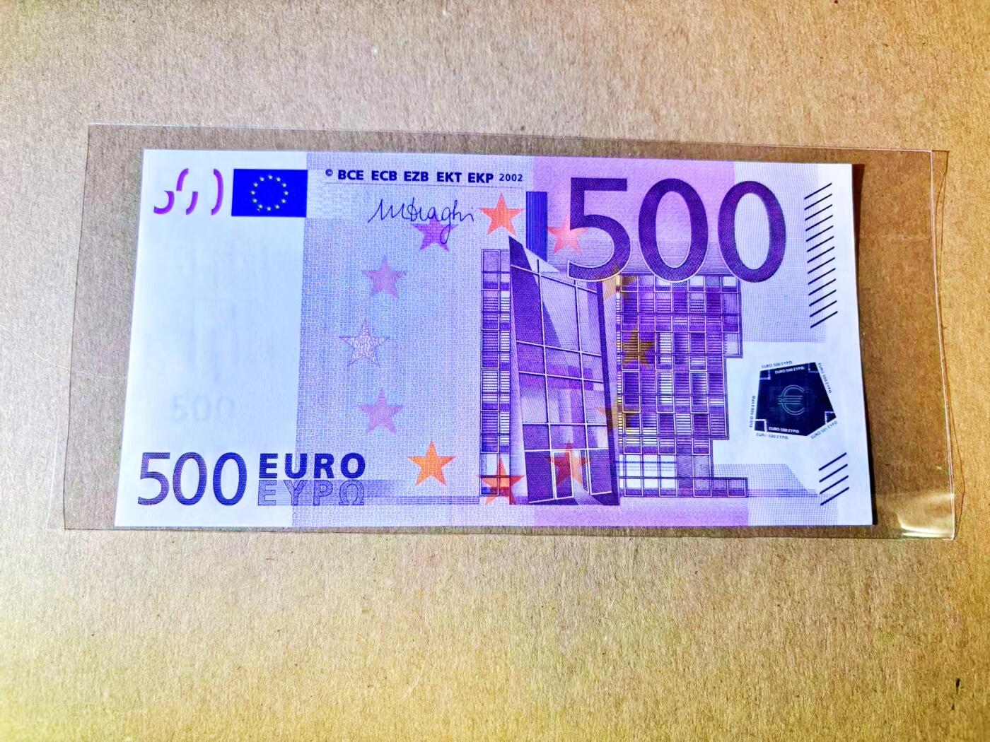 【Blue Auction】世界纸币精拍第796期——18级TOP拍卖/信誉/品质/专业/高效💫  欧盟 2002年500欧元 全新UNC