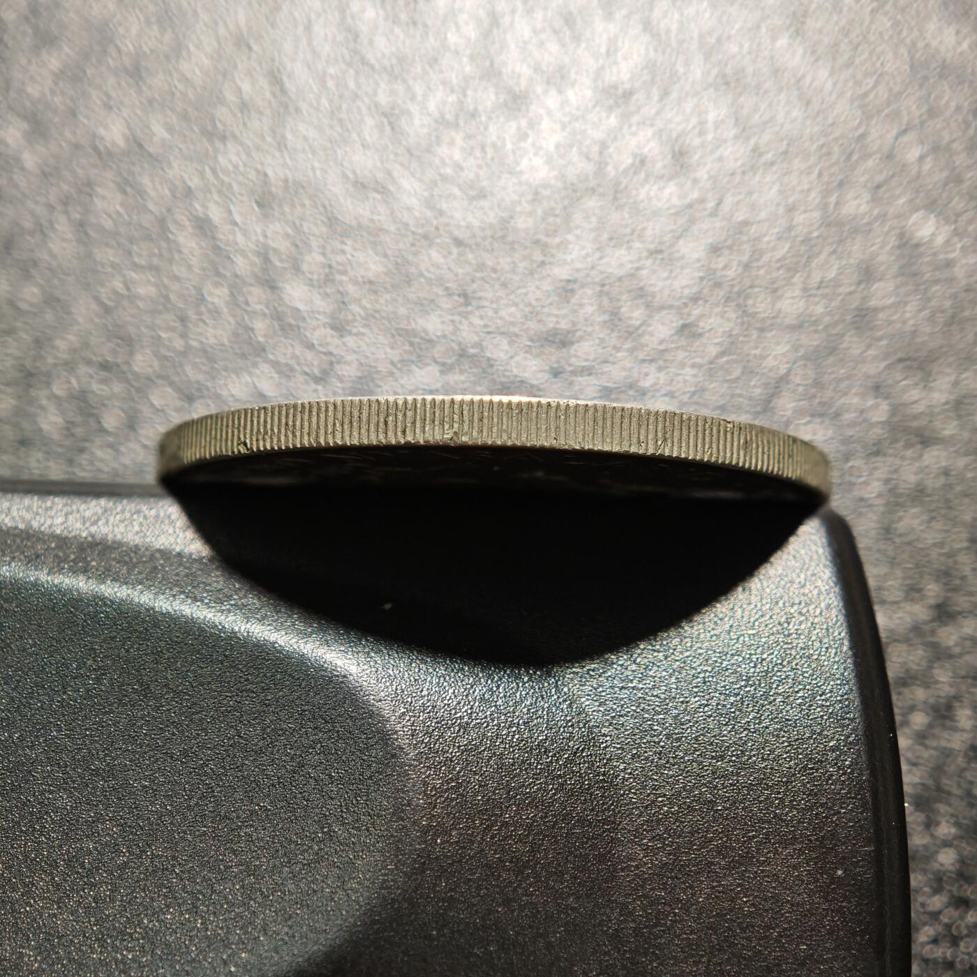 【德藏】世界币章拍卖第168期（拍品征集中~欢迎藏友联系） 1955年 罗德西亚与尼亚萨兰联邦1/2克朗镍币 直径约：30.8mm；重约：14g