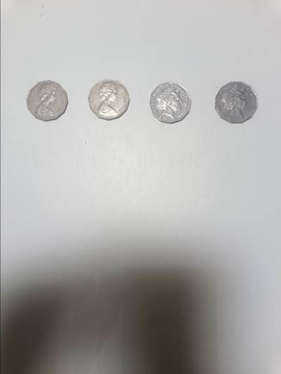 【20260321】非全新纸币和硬币第348场 - 澳大利亚4枚50分硬币