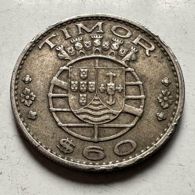 🌹外币初藏🌹🐯2026年第31场   每周二四六晚8️⃣点 接代拍 - 葡属东帝汶1958年60分 b