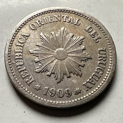 🌹外币初藏🌹🐯2026年第30场   每周二四六晚8️⃣点 接代拍 - 乌拉圭1909年2分