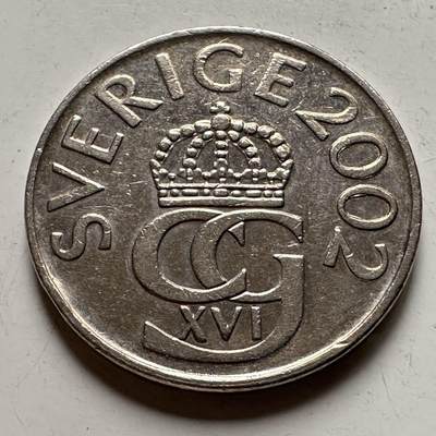 🌹外币初藏🌹🐯2026年第31场   每周二四六晚8️⃣点 接代拍 - 瑞典2002年五克朗