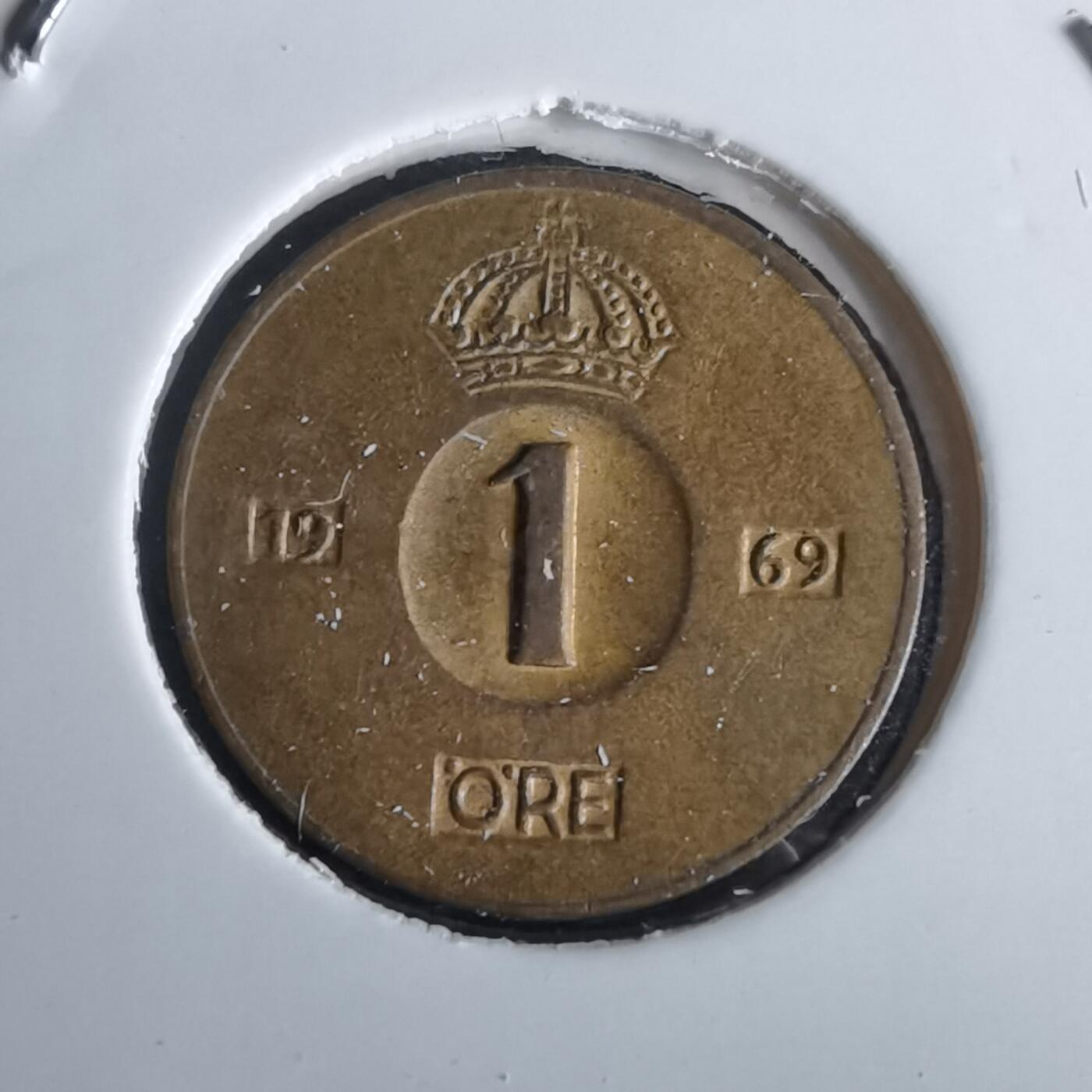 沼泽如烟--第1028场 瑞典1969年1欧尔