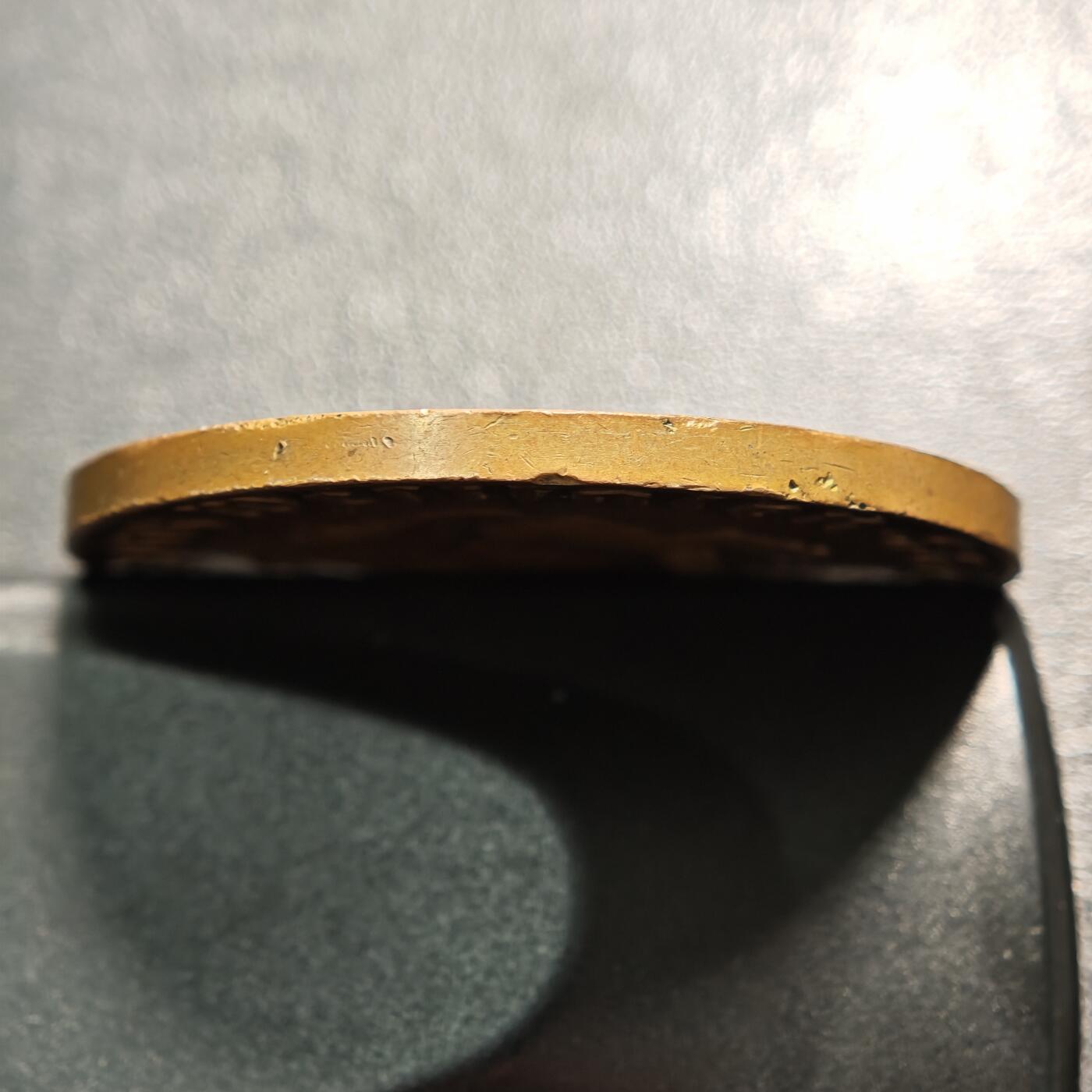 【德藏】世界币章拍卖第168期（拍品征集中~欢迎藏友联系） 1923年 德国紧急时期500马克大马币铜币 直径约：42.8mm；重约：33.4g