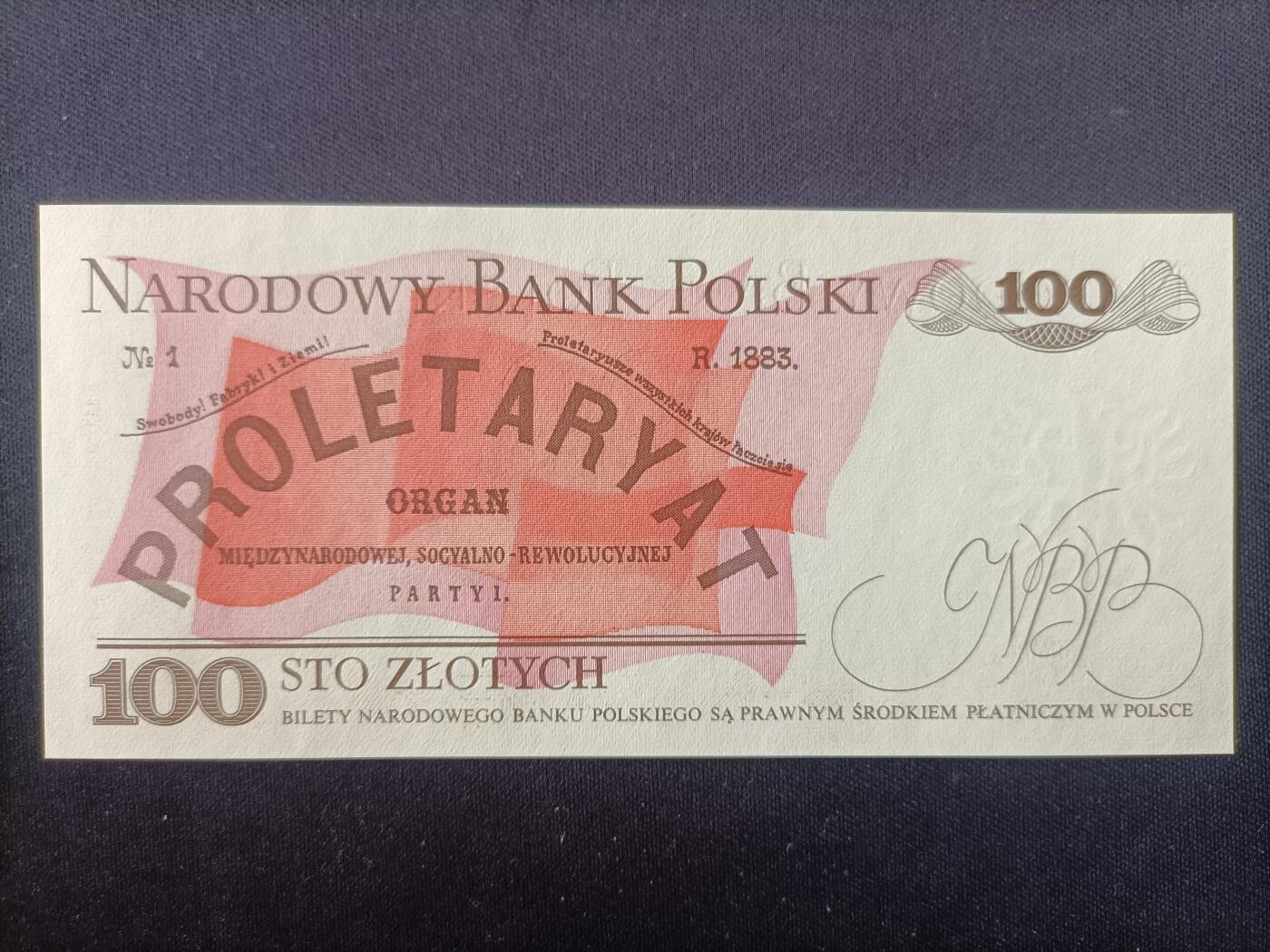 【游宝拍卖】丙午马年第14期 波兰-100兹罗提【1988年 全新UNC】