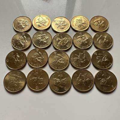 🌹外币初藏🌹🐯2026年第31场   每周二四六晚8️⃣点 接代拍 - 香港原光紫荆花5毫20枚