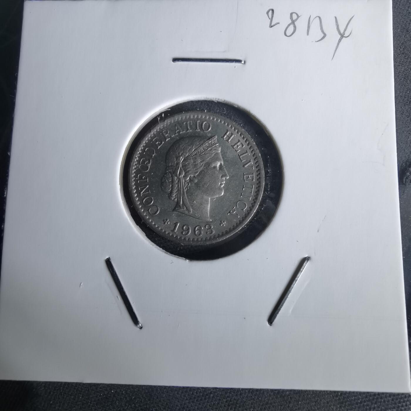 沼泽如烟--第1028场 瑞士1963年五分