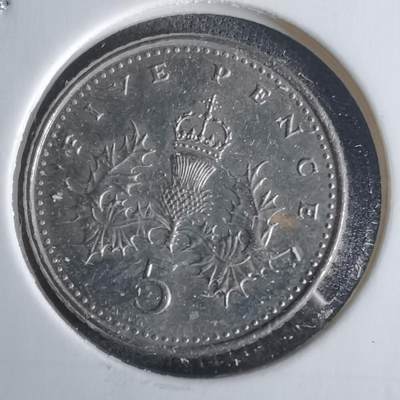 沼泽如烟--第1028场 - 英国2003年5便士