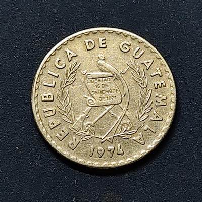 【全场包邮】纯粹捡漏拍512场 - 危地马拉1974年10分