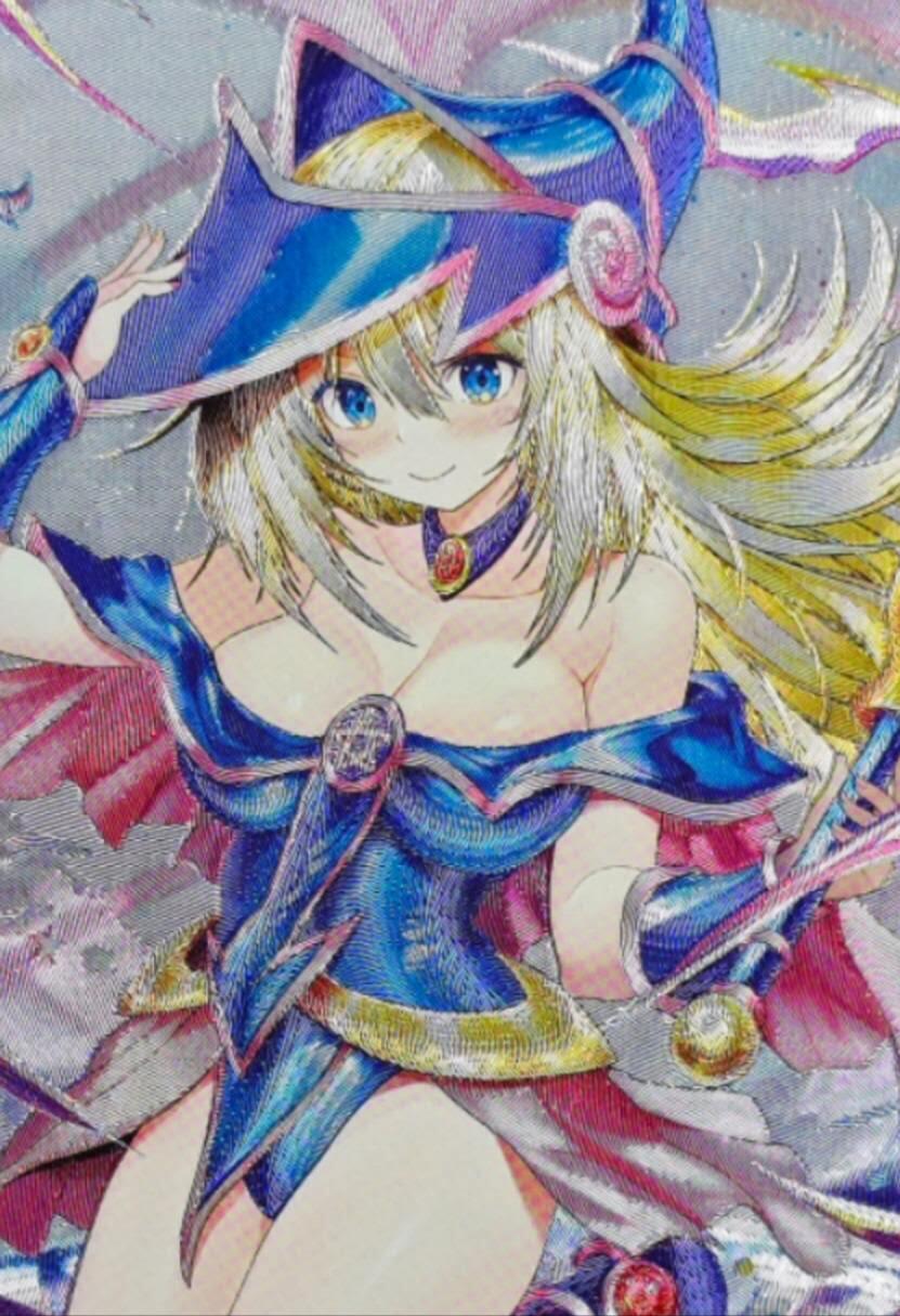 龙虎卡牌-七九场（满200元包邮，无佣金，每周六结拍，欢迎送拍） 粗闪卡 奇点 手绘女黑魔导