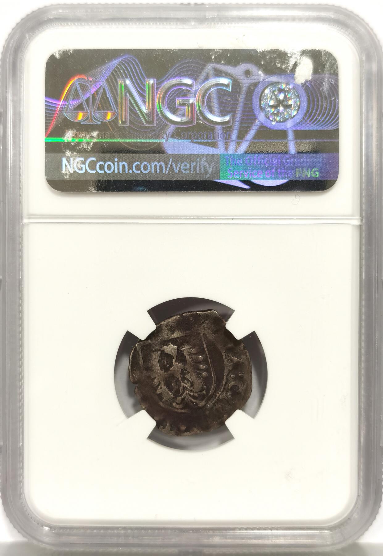 博洋堂世界钱币拍卖第165期（全场包邮） NGC VF20 德国贝桑松市（Besançon）1611年1卡鲁瓦银币，正面是查理五世半身像，稀见品种