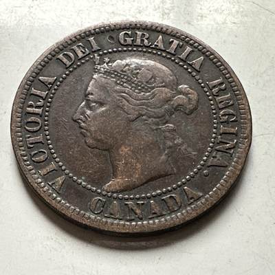 🌹外币初藏🌹🐯2026年第30场   每周二四六晚8️⃣点 接代拍 - 加拿大1891年维多利亚一分